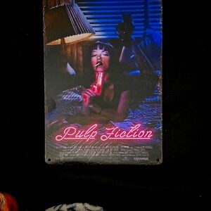 Pulp Fiction Movie Decorative Tin Sign